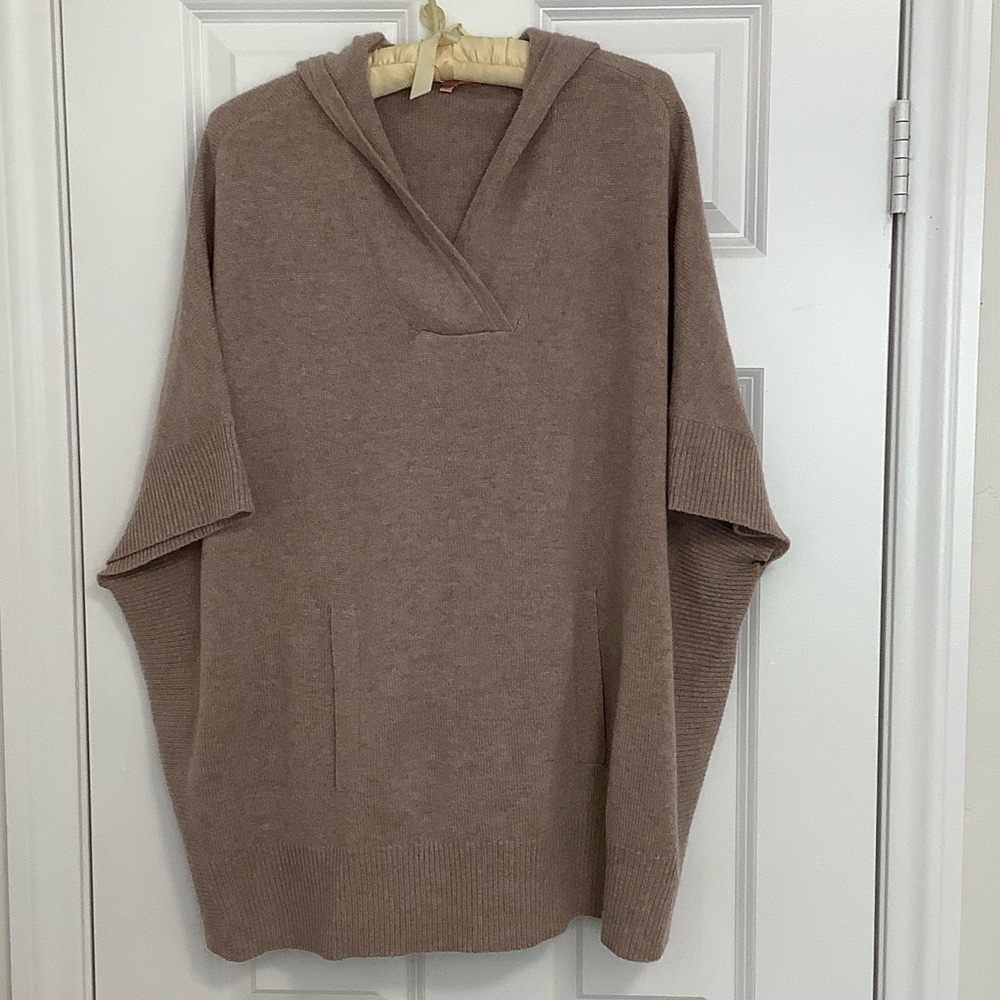 Wythe NY Taupe Hooded Tunic